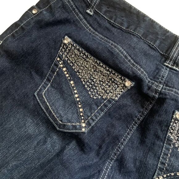 Lane Bryant Dark Wash Bootcut Jeans Size 16 - Picture 7 of 11